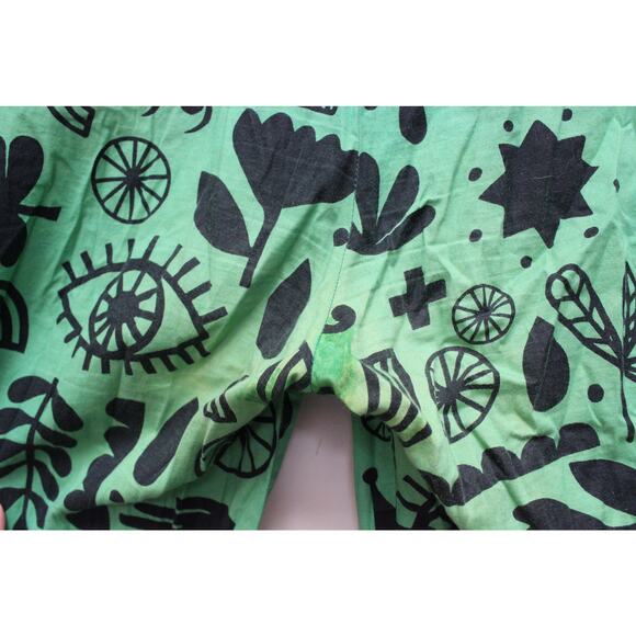 Nooworks Green Flash Eye Rainbow Coveralls Devo Jumpsuit Size Medium - Picture 9 of 9